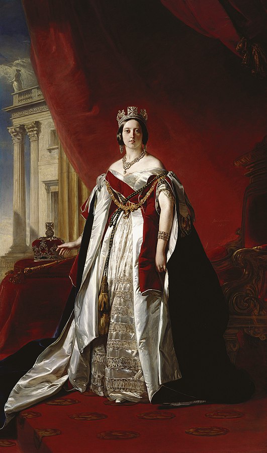Mladá britská královna Viktorie odvážně poruší tradice. FOTO: Franz Xaver Winterhalter/Creative Commons/Public domain