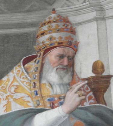 Papež Řehoř IX. má na templáře spadeno. FOTO: Raphael/Creative Commons/Public domain