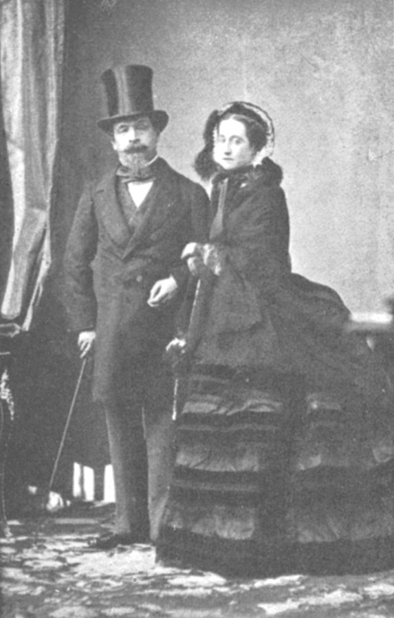 Manželé Evženie a Napoleon III. krátce po sňatku. FOTO: André-Adolphe-Eugène Disdéri, Public domain, via Wikimedia Commons