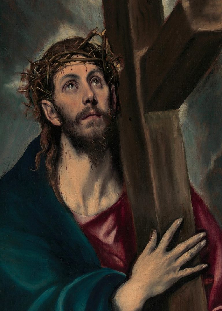 Ježíš s trnovou korunou na hlavě od El Greca. Jakékoliv předměty spojené s křesťanským mučedníkem se stávají doslova pokladem. Foto: Creative Commons, El Greco – Web Gallery of Art, Volné dílo.
