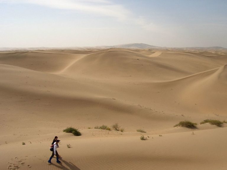 Jemný pouštní písek se pro lidské potřeby nedá využívat. Foto: Fir0002/Wikimedia Commons/CC BY-SA 2.5
