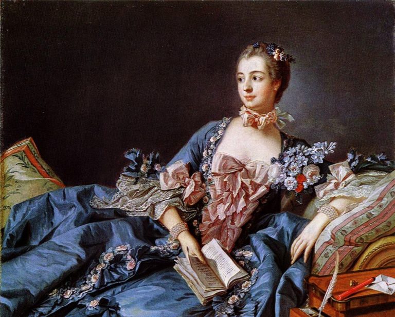 Madame Pompadour určuje trendy. FOTO: François Boucher/Creative Commons/Public domain