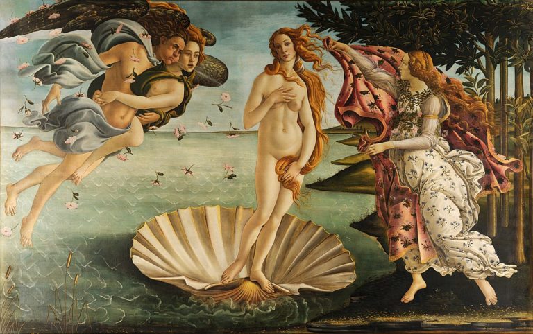 Slavný obraz Zrození Venuše se stane inspirací také pro tvorbu účesů. FOTO: Sandro Botticelli/Creative Commons/Public domain