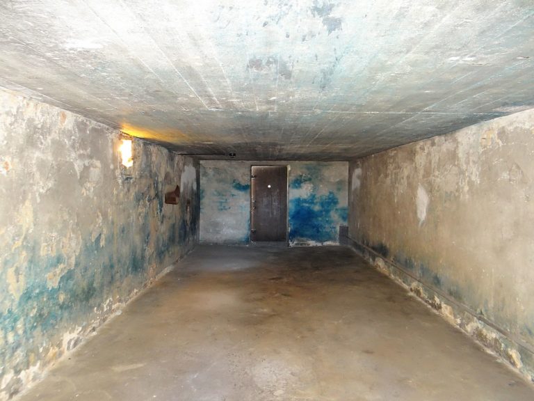 Plynová komora v koncentračním táboře Majdanek (Jolanta Dyr, CC BY-SA 3.0 pl, commons.wikimedia)