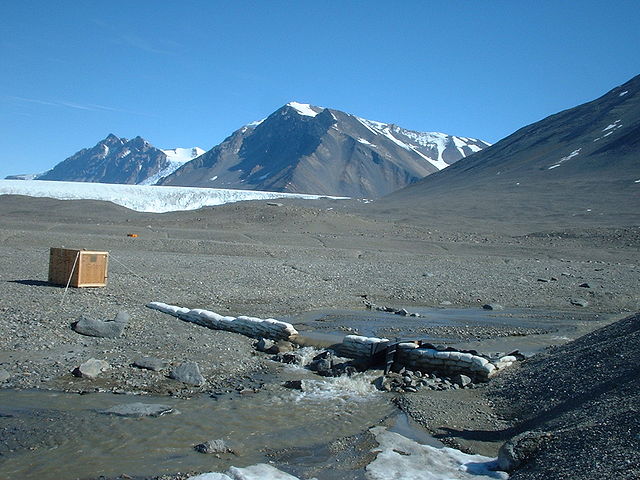Ledovec je součástí oblasti zvané Suchá údolí McMurdo.(Foto: Jerrod Wheeler/commons.wikimedia.org/volné dílo)