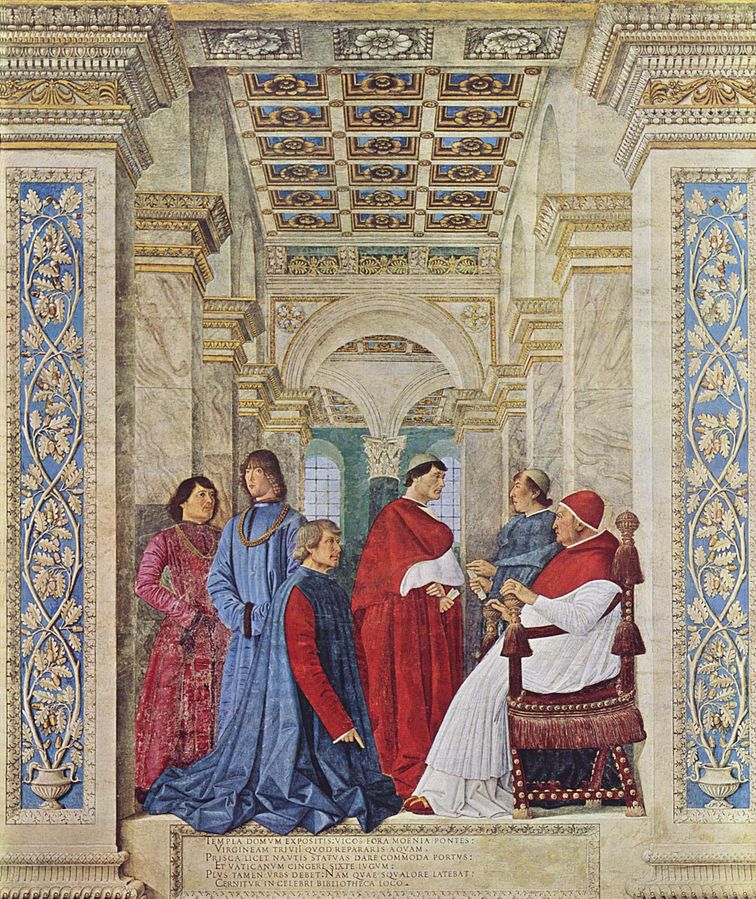 Papež Sixtus IV. uplatňuje smířlivější politiku. FOTO|: Melozzo da Forlì/Creative Commons/Public domain