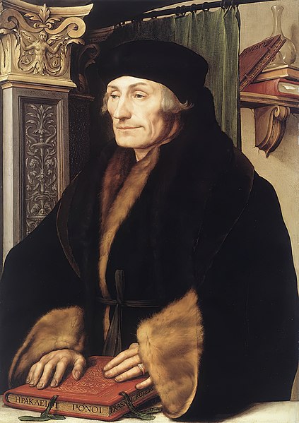 Spisy Erasma Rotterdamského jsou považovány za kacířské. FOTO: Hans Holbein mladší/Creative Commons/Public domain