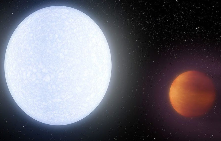 Svou teplotou KELT-9b překoná i některé hvězdy, například červené trpaslíky. (Foto: NASA/JPL-Caltech / Creative Commons)