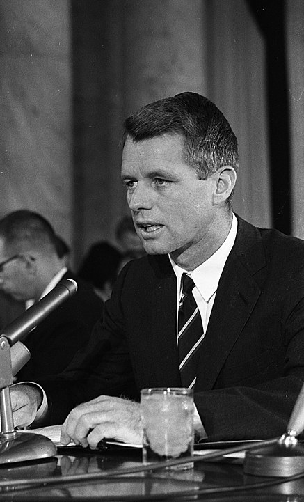 Do vězení dostane odborového předáka generální prokurátor Robert Kennedy.(Foto: Warren K. Leffler/commons.wikimedia.org/volné dílo)