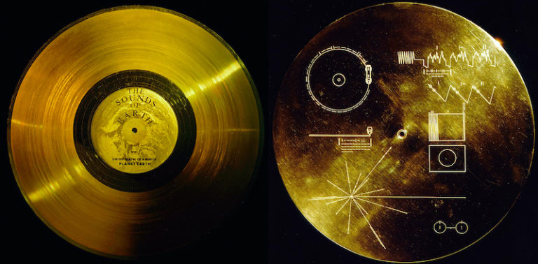 Gramofonová deska na palubě Voyageru 1 obsahuje i pozdrav namluvený v češtině. (Foto: NASA/JPL / Creative Commons)