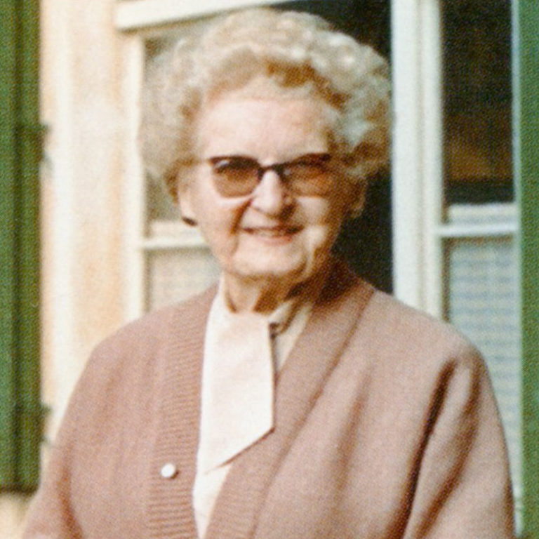 Hana Benešová v pozdním věku. FOTO: scany fotografií a fotografie z rodinné alba Anny Rottové Kadeřábkové