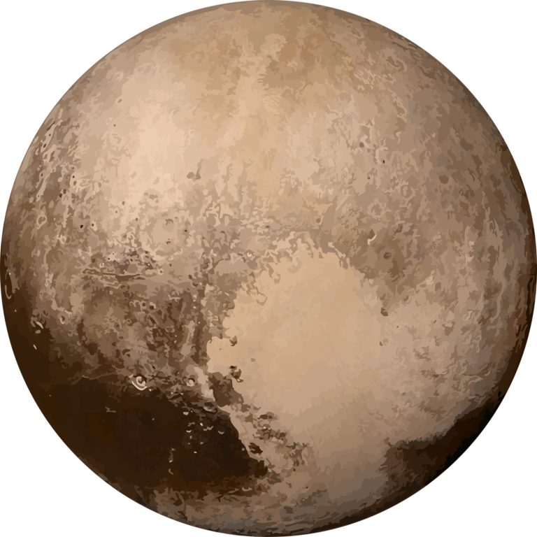 I po 15 letech řada astronomů trvá na tom, aby byl Plutu status planety vrácen. Zatím však zůstává jen tou trpasličí .Foto: Vollex / Pixabay.
