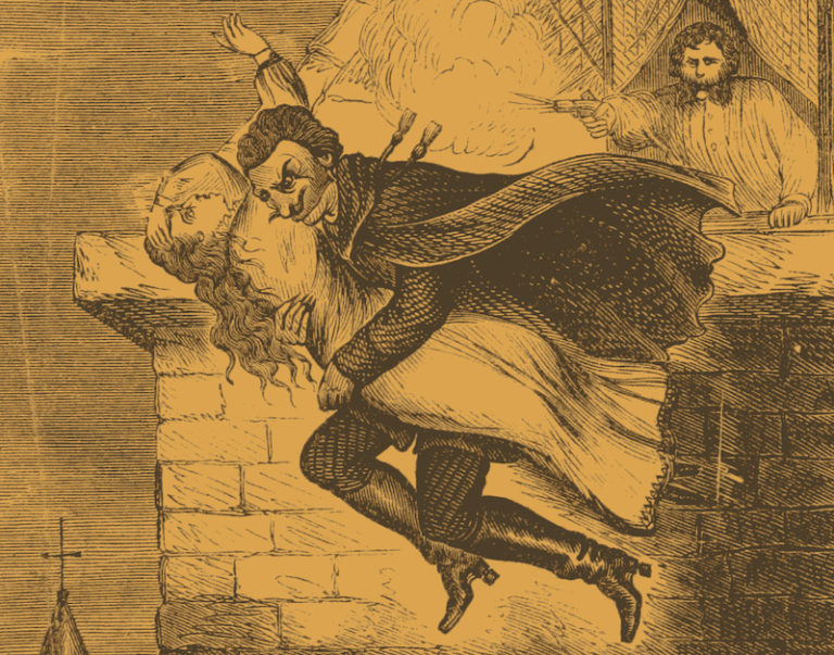 Ve viktoriánské Anglii prý řádí Skákající Jack, zálusk si dělá hlavně na mladé ženy. (Foto: Unknown Author / Creative Commons)