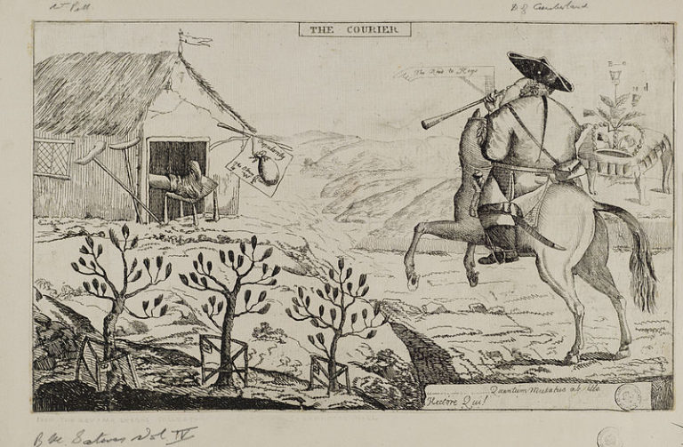 Jacobitská satira Cumberlanda. FOTO: Národní knihovna Skotska/Creative Commons/Public domain