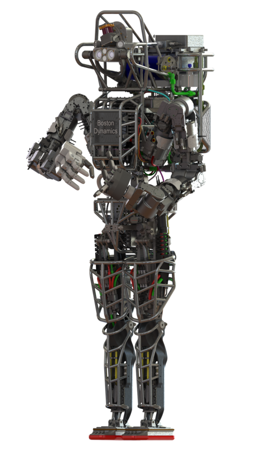 Robot byl zamýšlen pro pomoc při záchranářských akcích, řízení vozidel či bourání zdí a pro další vysoce rizikové činnosti. Foto: ThaddeusB / Creative Commons / PD US DARPA