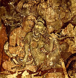 Malby v Adžantě dokazují umělecké schopnosti Guptů. FOTO: Indický malíř 6. století/Creative Commons/Public domain