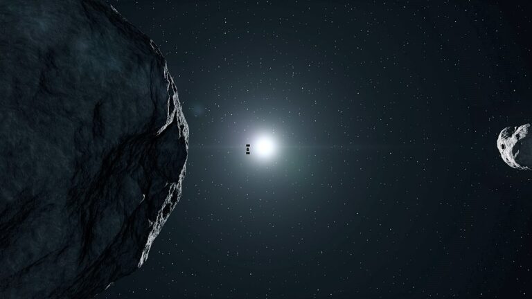 Didymos patří do Apollonovy skupiny planetek – obíhá až za drahou Země. Foto: Nrco0e / Creative Commons / CC-BY-SA-3.0-IGO
