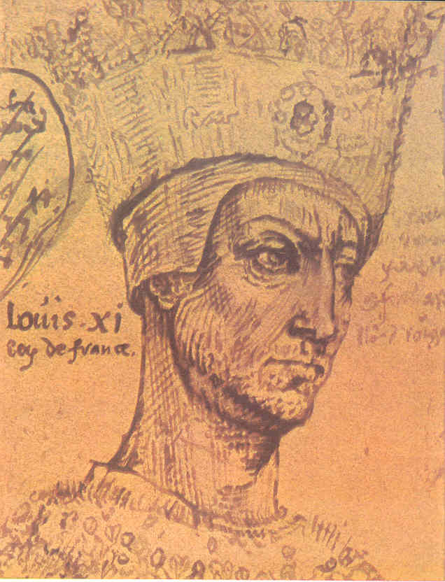 Francouzský král Ludvík XI. má z nabídky Čechů strach. FOTO: Antonio de Succa/Creative Commons/Public domain