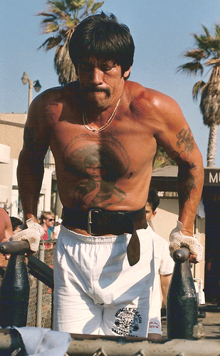 V 80. letech trénoval i na proslulé kalifornské pláži Muscle Beach. FOTO: Flickr user Jadefyr / Creative Commons / CC BY-SA 3.0