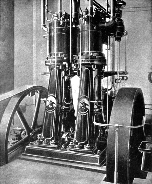 První Dieselův motor, postavený roku 1898 v USA. FOTO: Neznámý fotograf/Creative Commons/Public domain