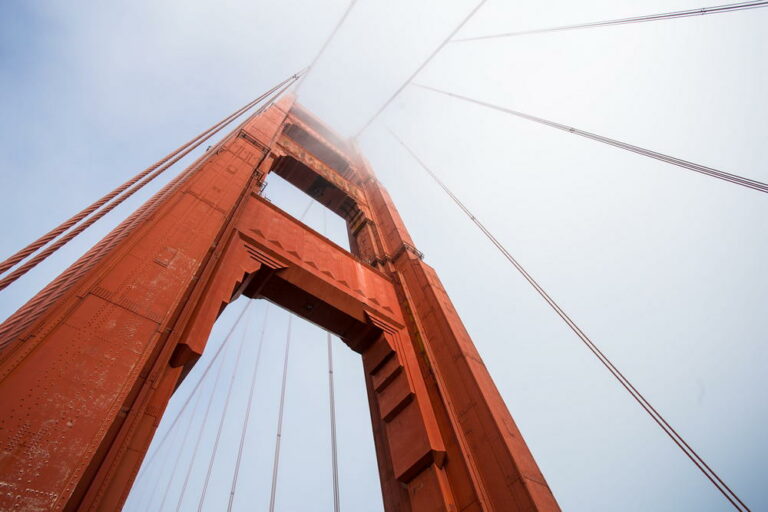 Celou konstrukci mostu Golden Gate drží pohromadě přes 1 200 000 nýtů. Foto: pxfuel