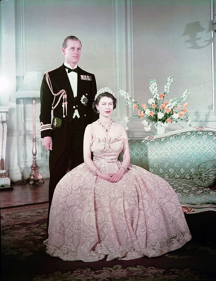 Alžběta II. s manželem v roce 1950. FOTO: Neznámý autor / Creative Commons / volné dílo