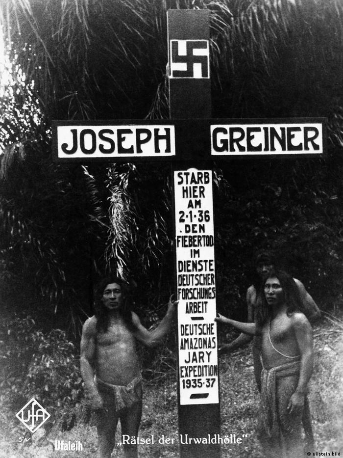 Kříž nad hrobem Josepha Greinera. FOTO: dw