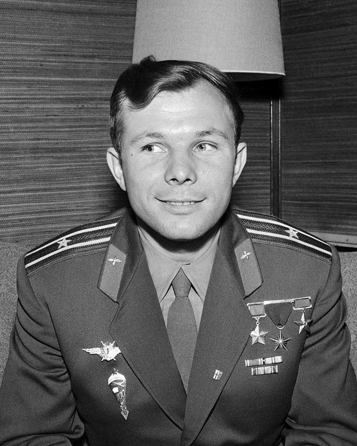 Jurij Gagarin JasonAQuest / Creative Commons / Photographs taken on 1961-07-03