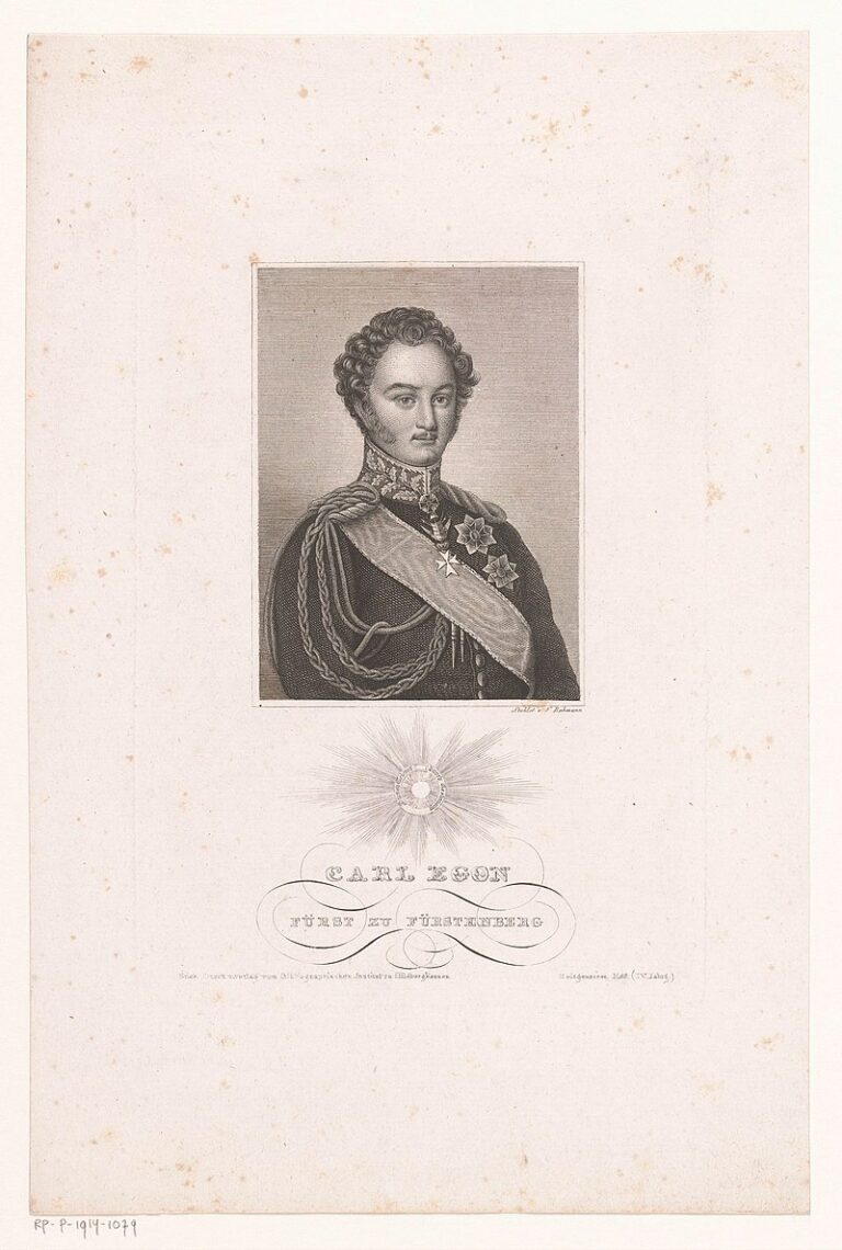 Purkrabí Karel Egon II. Fürstenberg ve funkci bohatne. FOTO: Rijksmuseum/Creative Commons/ CC0