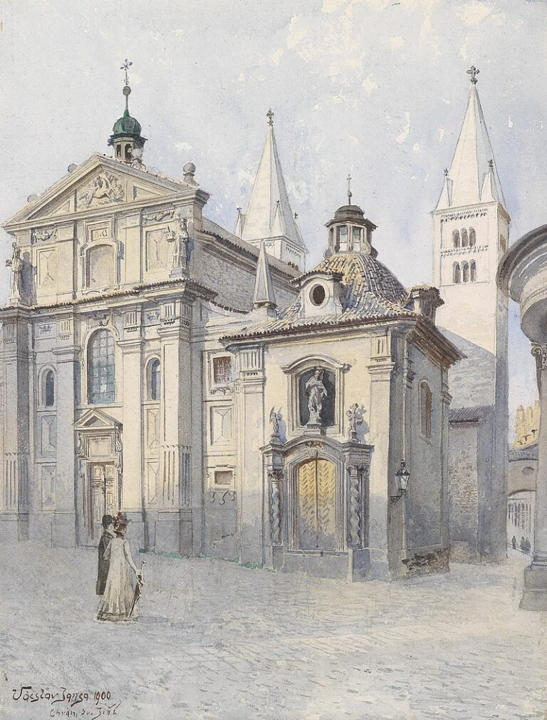 Baziliku svatého Jiří na Pražském Hradě založil Vratislav I. FOTO: Václav Jansa (1859-1913)/Creative Commons/Public domain