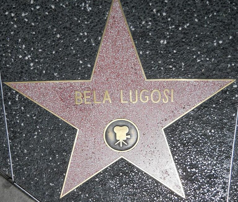 Na hollywoodském chodníku slávy nemůže chybět ani Draculova hvězda. FOTO: JGKlein / Creative Commons / volné dílo