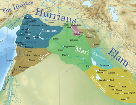 Rozloha říše Eshunna v roce 1764 př. n. l. FOTO: Attar-Aram syria/Creative Commons/CC BY-SA 4.0