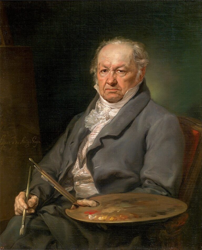 Francisco José de Goya y Lucientes (Vicent López Portaña, volné dílo, commons.wikimedia)