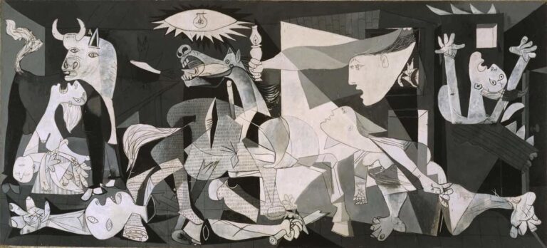 Picassova Guernica patří k nejznámějším protiválečným uměleckým dílům. FOTO: Museo Reina Sofia, Madrid / Creative Commons / volné dílo