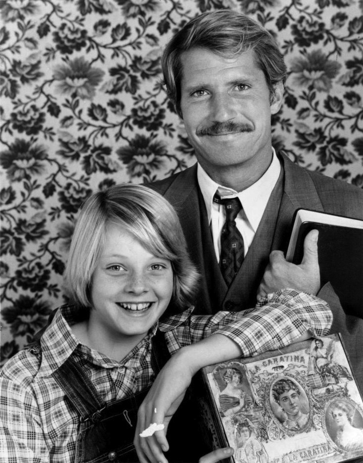Dětská hvězda: Jodie Foster v roce 1974 s Christopherem Conellym při propagaci filmu Paper Moon FOTO: ABC-TV / Creative Commons / volné dílo