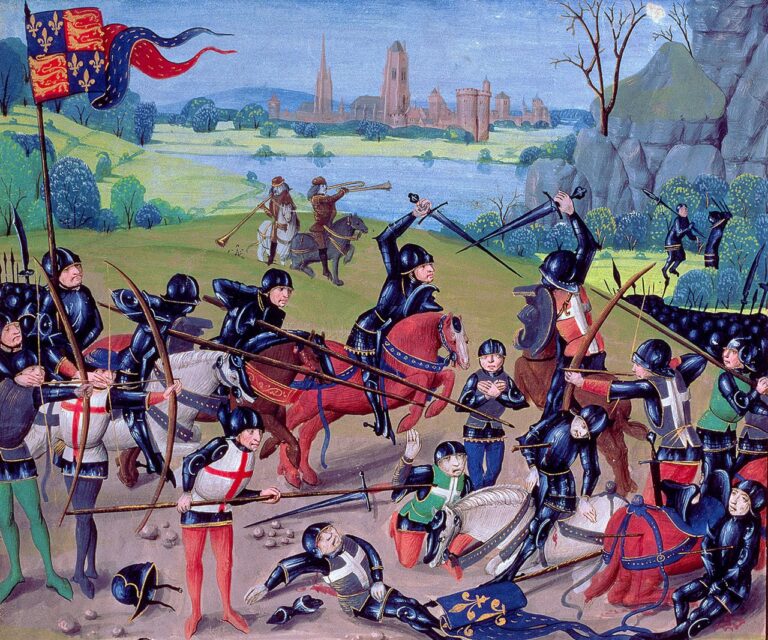 Bitva u Azincourtu svedená v pátek 25. října 1415 – svátek svatého Kryšpína – v severní Francii, v dnešním departementu Pas-de-Calais, představovala jedno z nejdůležitějších střetnutí stoleté války, předznamenávající soumrak středověkého rytířstva. Foto: Creative commons - volné dílo
