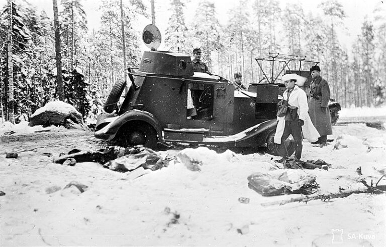 Sovětská armáda se těšila na finskou jednohubku. Se zlou se ale potázali.(Zdroj: Antitila / wikimedia.commons.org / Volné dílo)