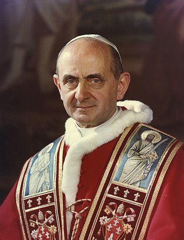 Papež Pavel VI. Jana Blahu tajně vysvětil. FOTO: Fotografia Felici/Creative Commons/Public domain