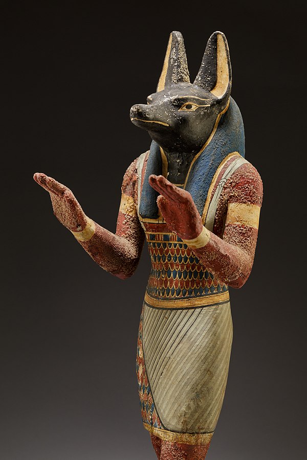 Egyptský bůh Anubis má podobu šakala. FOTO: Metropolitan Museum of Art/Creative Commons/CC0