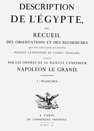 Francouzi svoje výzkumy zúročí v encyklopedii La Description de l´Égypte, Popis Egypta. FOTO: Neznámý autor/Creative Commons/Public domain