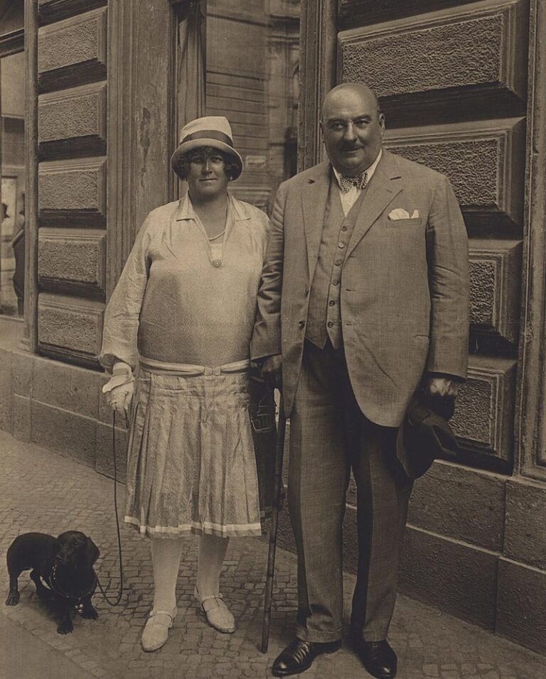 S manželkou Marií v roce 1928 FOTO: digitalniknihovna / Creative Commons / volné dílo