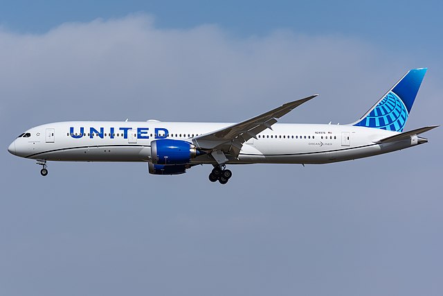 Také americká společnost United Airlines vyzkoušela ekologické palivo.(Foto: N509FZ / commons.wikimedia.org / CC BY-SA 4.0)