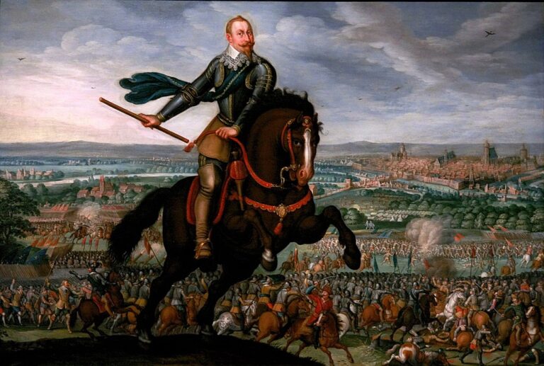 Gustav II. Adolf v bitvě u Breitenfeldu. FOTO: Johann Jakob Walter/Creative Commons/Public domain