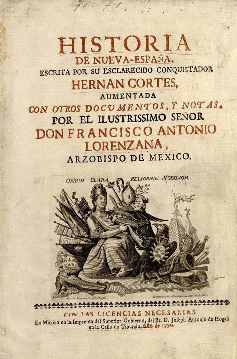 Cortés sepíše Historii Nového Španělska, země, kterou dobyl. FOTO: Hernán Cortéz, Francisco Antonio Lorenzana/Creative Commons/Public domain