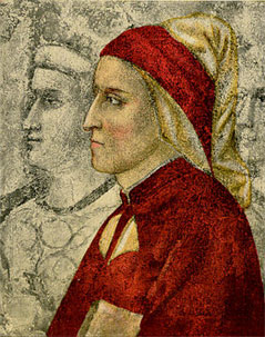 Dante Alighieri ve své Božské komedii píše o rodech Montecchi a Cappaletti. FOTO: Giotto/Creative Commons/Public domain