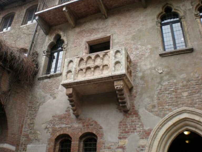 Balkon v italské Veroně, odkud měla Julie vyhlížet svého milého. FOTO: Zoran Kurelić Rabko/Creative Commons/CC BY-SA 3.0