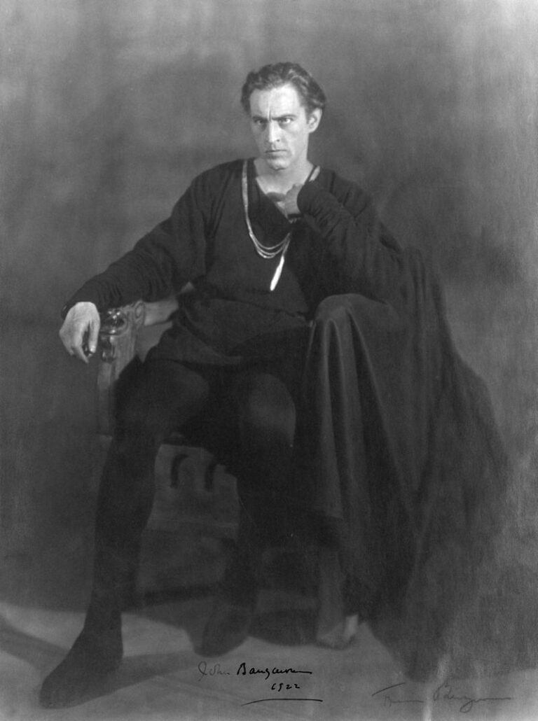 John Barrymore v roli Hamleerta v roce 1922 FOTO: Francis Bergman / Creative Commons / volné dílo