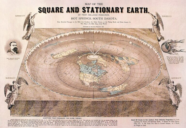 Mapa placaté Země pocházející z roku 1893. FOTO: Orlando Ferguson/Creative Commons/Public domain