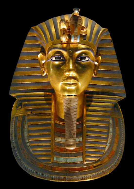 Zlatá maska původně kryjící sarkofág. FOTO: en:User:MykReeve, CC BY-SA 3.0, via Wikimedia Commons