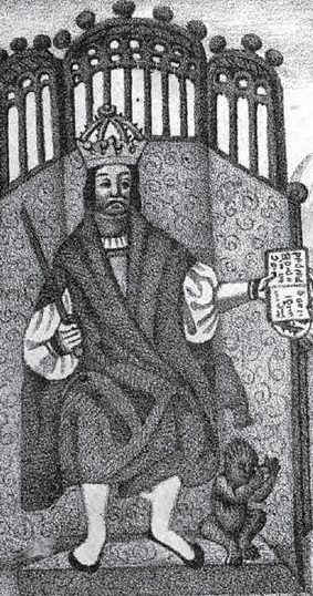 Václav II, si od Jana nechává radit. FOTO: Neznámý autor/Creative Commons/Public domain